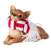 Chihuahua Lying Christmas Ornament - Tan