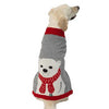 Chili's Polar Bear Dog Sweater - Red Multi