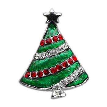 Christmas Slider Dog Collar Charm - Christmas Tree