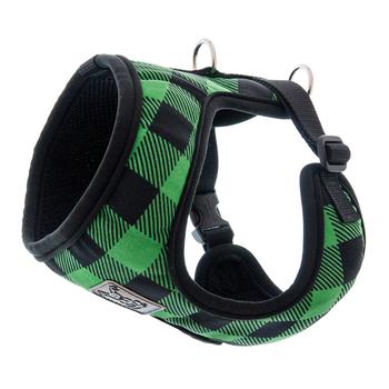 Cirque Dog Harness - Green Buffalo Plaid