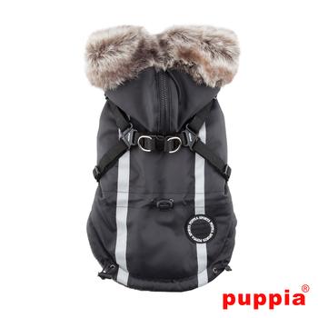 Clark Fleece Dog Vest by Puppia - Black