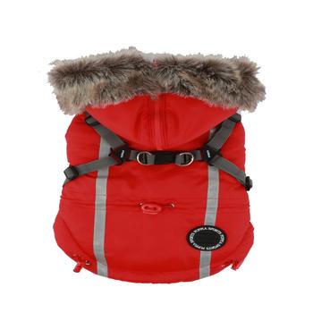 Clark Fleece Dog Vest by Puppia - Red