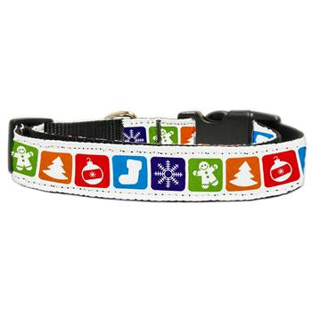 Classic Nylon Christmas Dog Collar