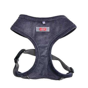 Classy Basic Style Dog Harness By Puppia - Grey