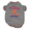 Clemson Tigers Athletics Dog T-Shirt - Gray