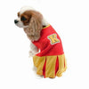 Collegiate Cheerleader Dog Costume