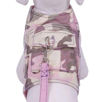 Combat Doggy Harness w/ Leash by Cha-Cha Couture - Pastels
