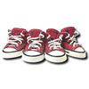 Converse Dog Shoes by Parisian Pet - Red with Blue Stars