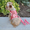 Cool Mesh Dog Harness - Hawaiian Hibiscus Red