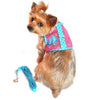 Cool Mesh Dog Harness Under the Sea Collection - Pink and Blue Flip Flops