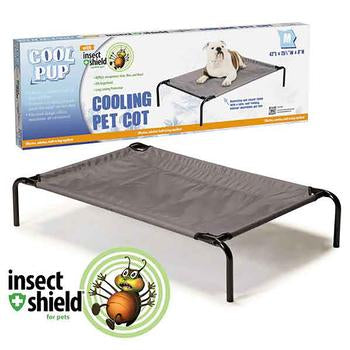 Cool Pup with Insect Shield Cooling Dog Cot