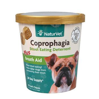 Coprophagia Plus Breath Aid Soft Dog Chew by NaturVet