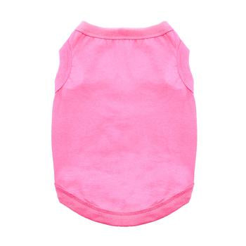 Cotton Dog Tank by Doggie Design - Carnation Pink