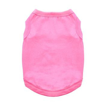 Cotton Dog Tank - Carnation Pink