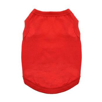 Cotton Dog Tank - Flame Scarlet Red