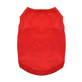 Cotton Dog Tank by Doggie Design - Flame Scarlet Red