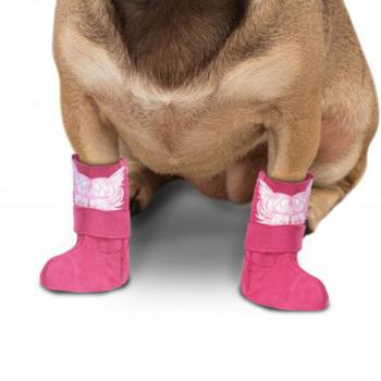 Cowboy Boot Cuff Dog Costume - Pink