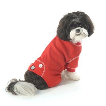 Cozy Thermal Dog Pajamas - Red