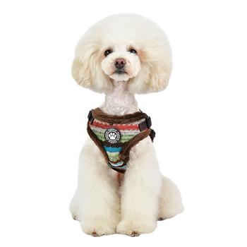 Crayon Comfort Dog Harness By Puppia - Brown