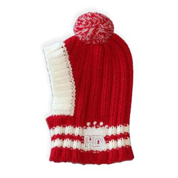 Crown Knit Dog Hat by Hip Doggie - Red