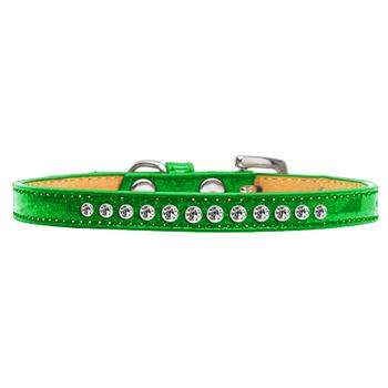 Crystal Puppy Ice Cream Dog Collar - Green