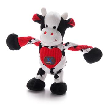 Cupid Cow Pulleez Dog Toy