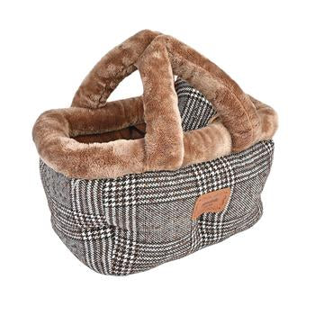 Da Vinci Basket Dog Bed By Pinkaholic - Brown