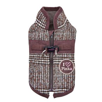 Da Vinci Winter Dog Vest By Pinkaholic - Brown