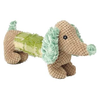 DachRageous Dog Toy - Green and Tan