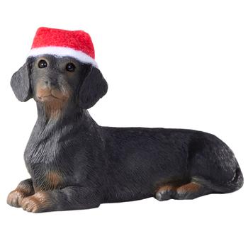 Dachshund Christmas Ornament - Black