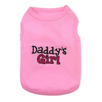 Daddy's Girl Dog Tank by Parisian Pet - Pink