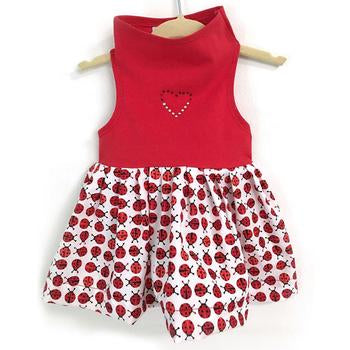 Daisy and Lucy Ladybug Dog Dress