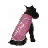 Daisy and Lucy Pink Calico Print Dog Coat