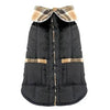 Daisy and Lucy Puffer Dog Coat - Black