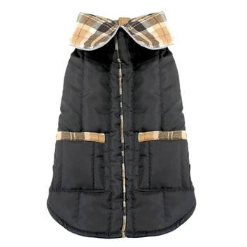 Daisy and Lucy Puffer Dog Coat - Black