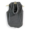 Daisy and Lucy Reflective Dog Hoodie - Dark Heather Gray