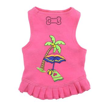 Day at the Beach Dog Dress by Daisy and Lucy - Pink