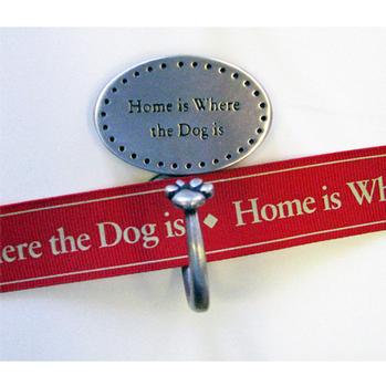 Decorative Leash Hook - Home is Where the Dog Is