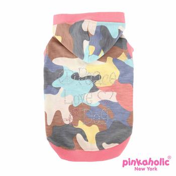 Delta Hooded Dog Shirt by Pinkaholic - Pink