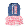 Denim Chic Dog Dress by Dogo - Pink