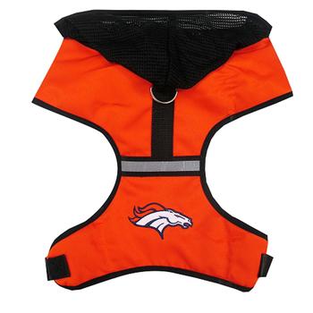 Denver Broncos Dog Harness - Orange