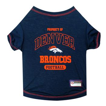 Denver Broncos Dog T-Shirt - Blue