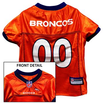 Denver Broncos Officially Licensed Dog Jersey - Orange