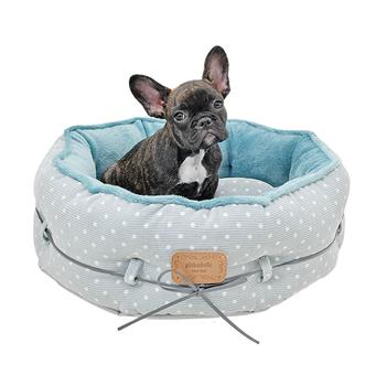 Desarae Dog Bed By Pinkaholic - Blue Grey