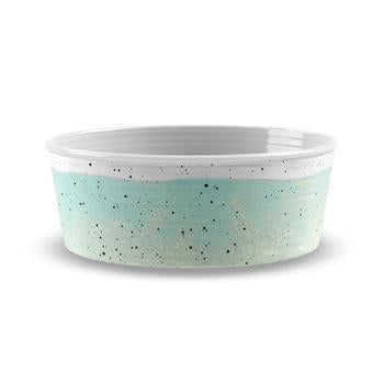 Desert Wash Speckle Dog Bowl by TarHong - Mint