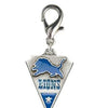 Detroit Lions Pennant Dog Collar Charm