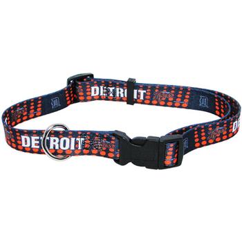 Detroit Tigers Baseball Dog Collar - Dotted