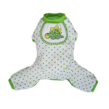 Dino Dog Pajamas - Green