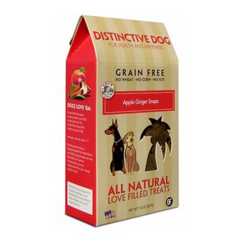 Distinctive Dog All Natural Dog Treats - Apple Ginger Snap