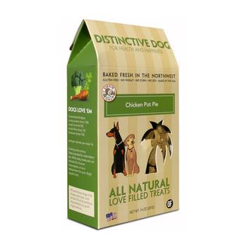 Distinctive Dog All Natural Dog Treats - Chicken Pot Pie